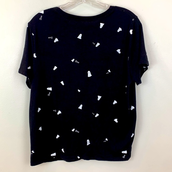 Old Navy Everywhere Ghost Print Crew Neck Tee Shirt Halloween - Picture 5 of 6
